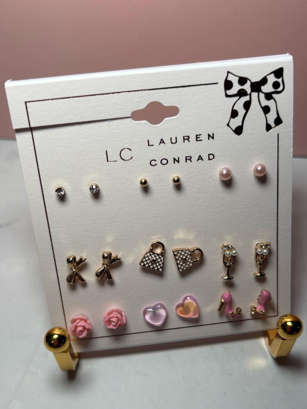 🎀 LC Lauren Conrad 9-pair Earrings Set NWT